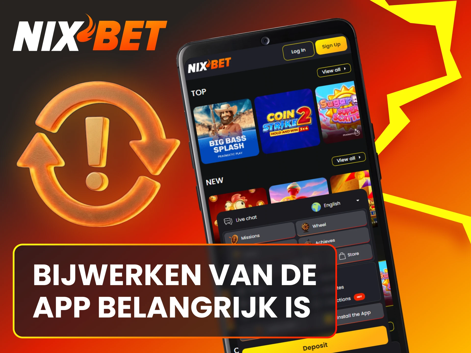Ontdek waarom het bijwerken van de Android app van Nixbet essentieel is.