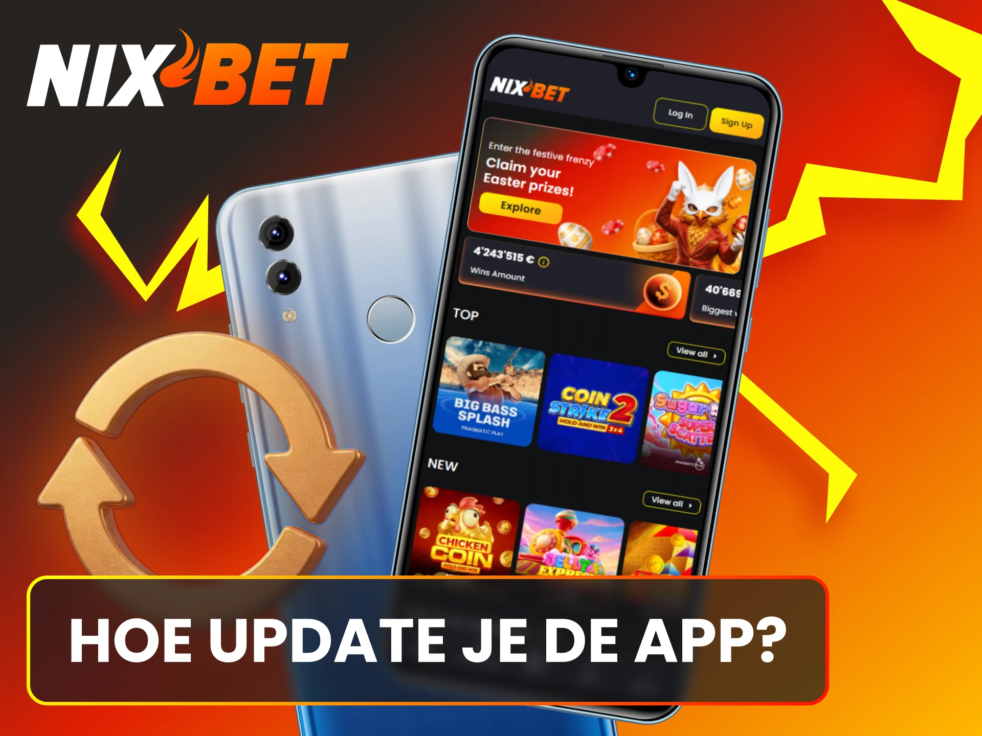 Leer hoe je de Nixbet app op Android naar de nieuwste versie bijwerkt.