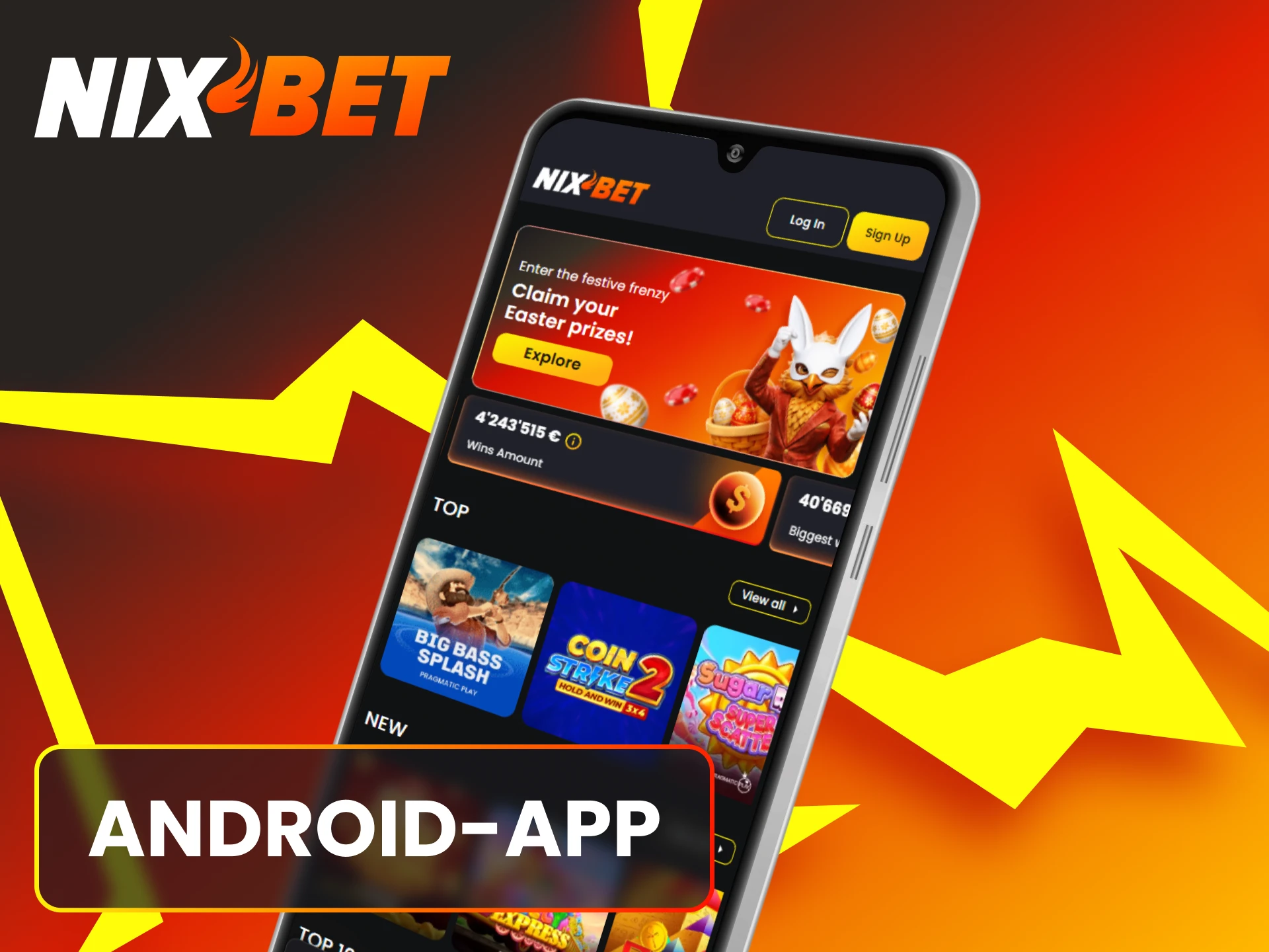 Installeer de handige Nixbet Android-app.