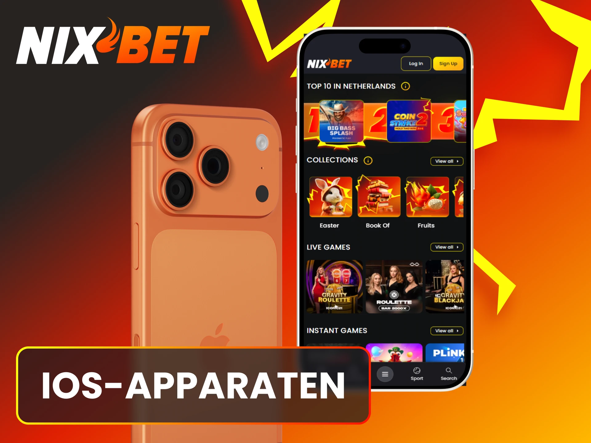 Ontdek alle compatibele iOS-apparaten die de Nixbet App ondersteunen.