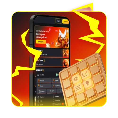 Gebruik het volledige functiepakket voor gokken in de Nixbet App.