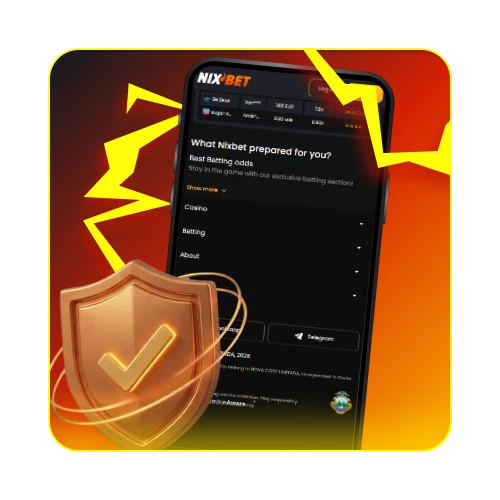 Speel in de veilige en gereguleerde omgeving van de Nixbet App.