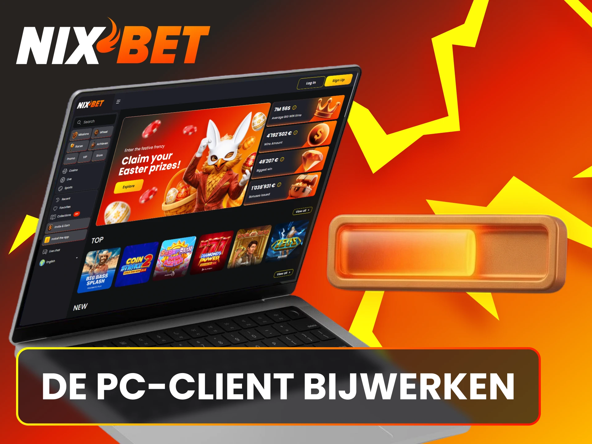 Werk de Nixbet PC client bij naar de nieuwste versie voor succes.