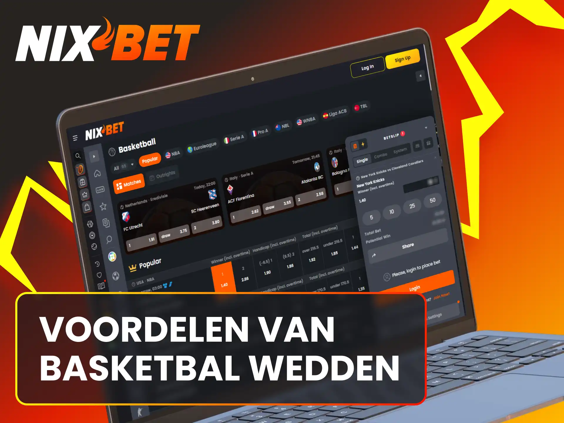 Profiteer van de beste quoteringen voor Nixbet basketbal weddenschappen.