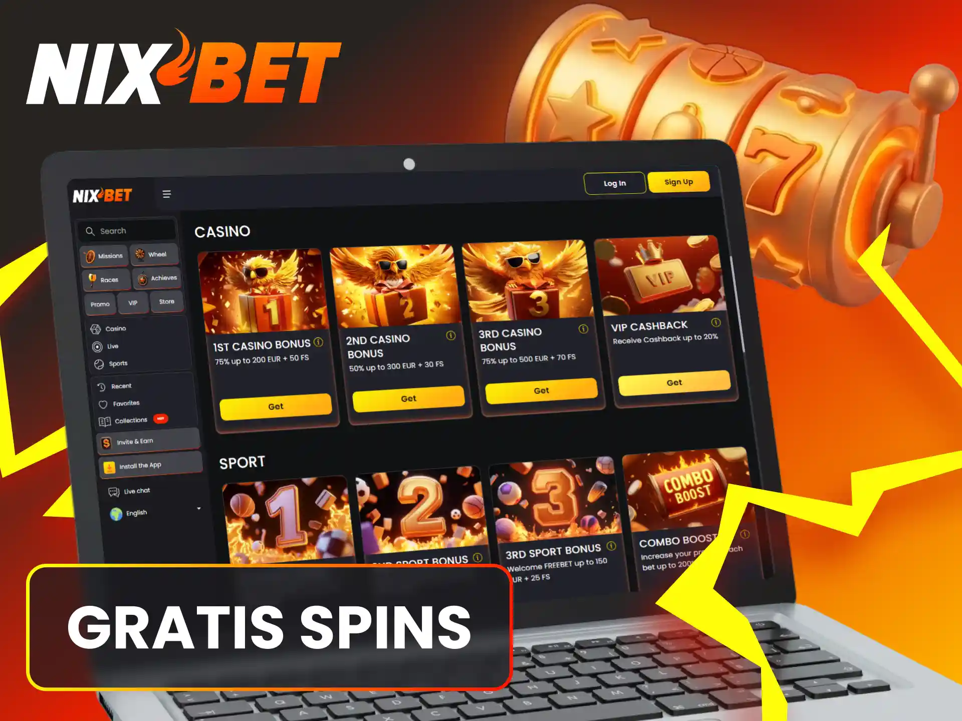 Profiteer van een gulle gratis spins aanbieding op de leukste casinogokkasten van Nixbet.