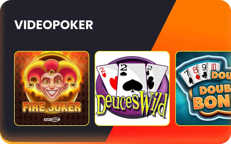 Combineer strategie en geluk bij de verschillende videopoker varianten in het casino van Nixbet.