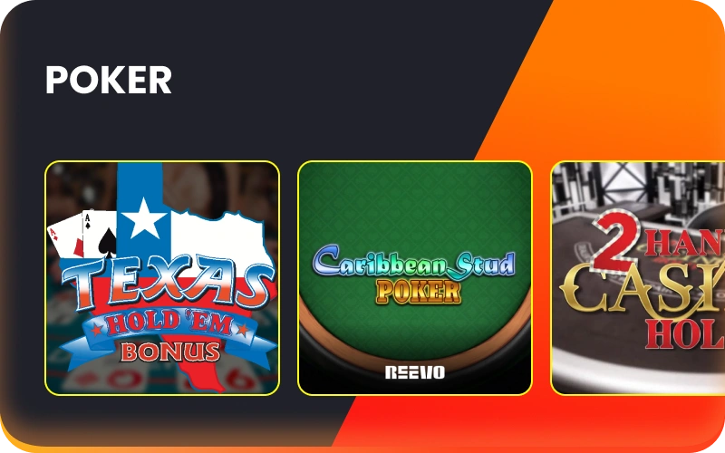 Win met poker in het live casino van Nixbet.