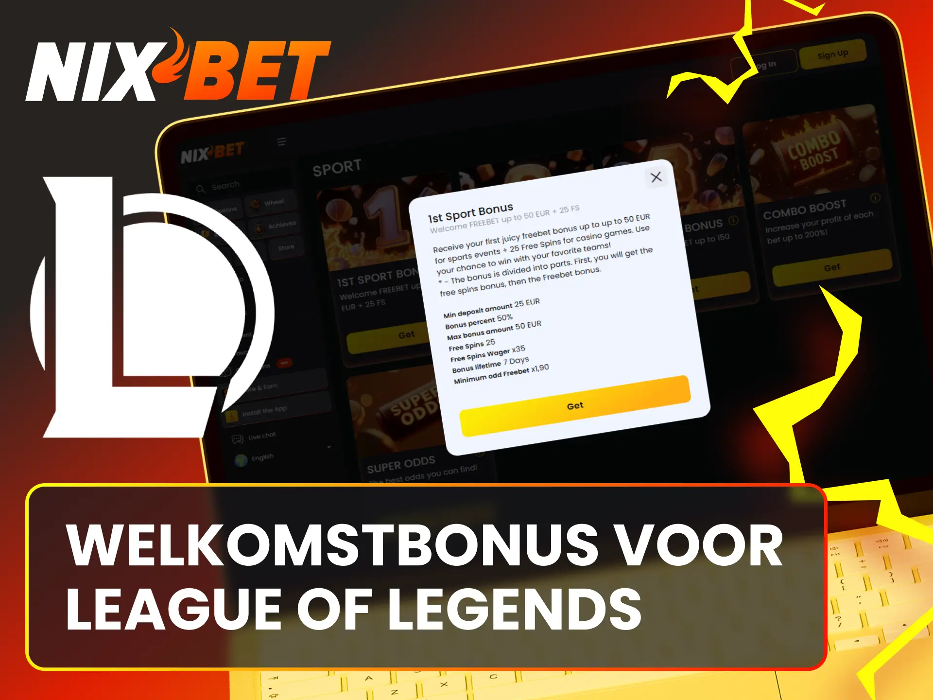 Ontvang extra speelbudget voor League of Legends via de welkomstbonus van Nixbet.