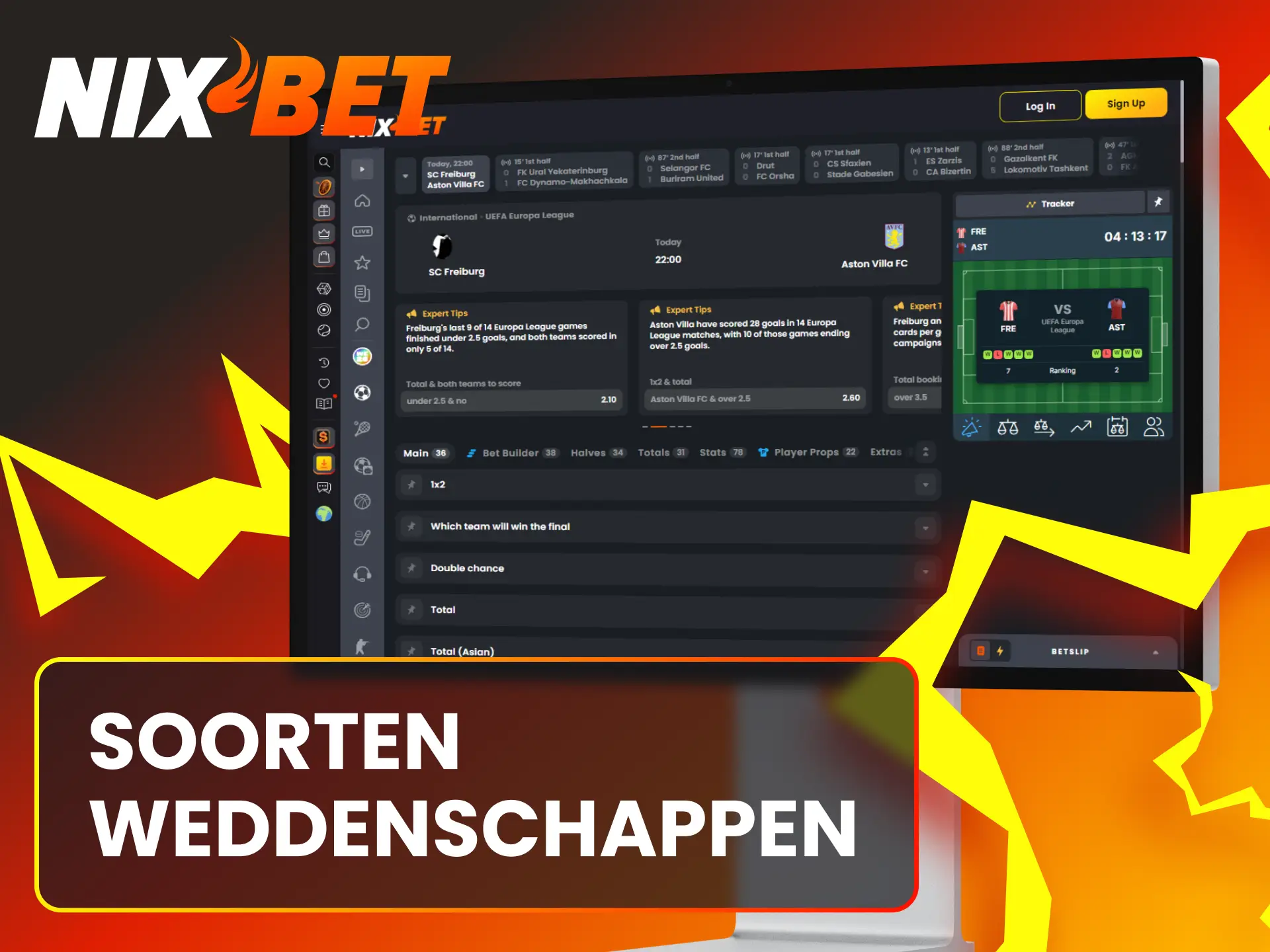 Ontdek de verschillende soorten sportweddenschappen die beschikbaar zijn bij Nixbet.