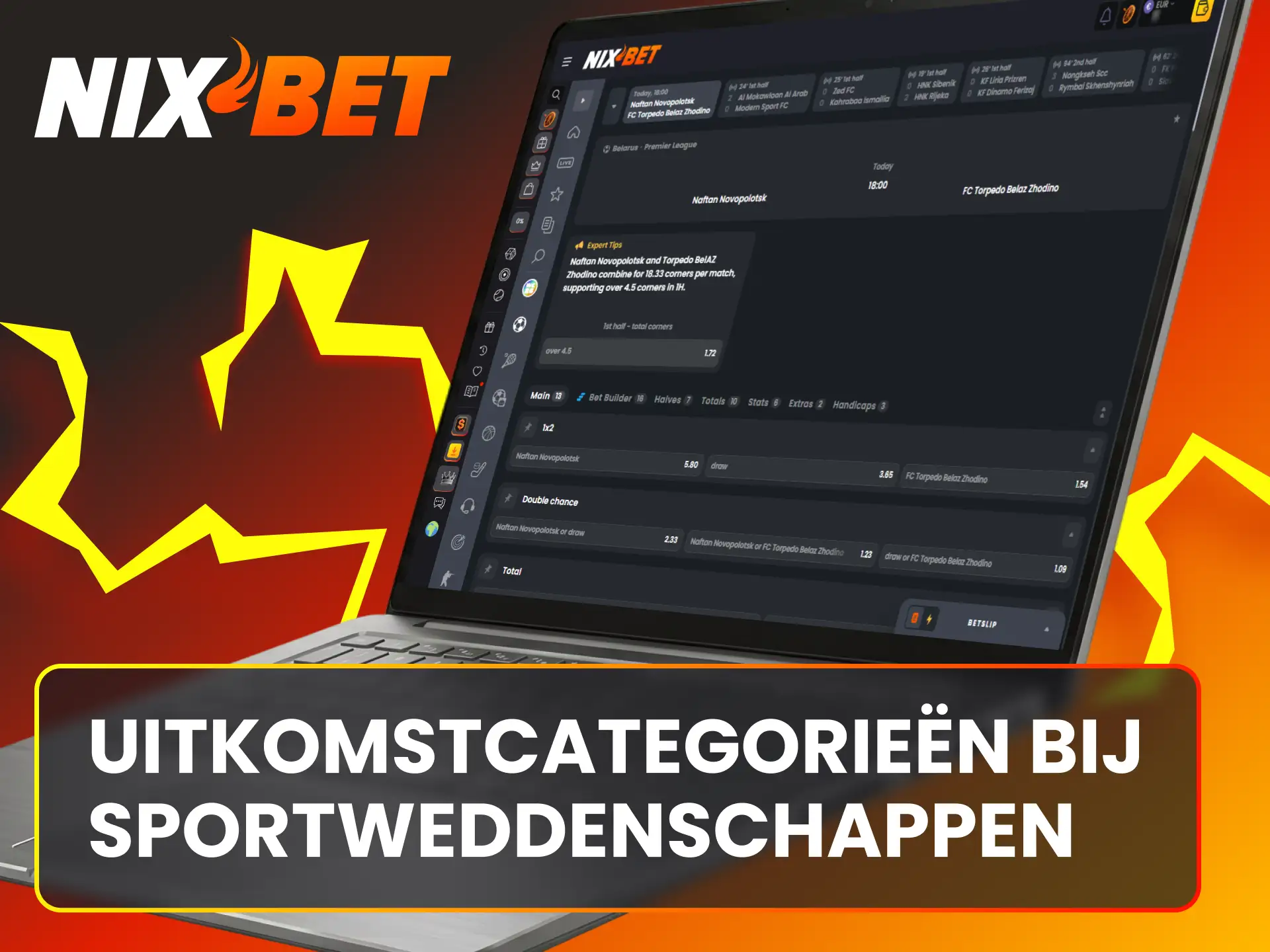 Analyseer de uitkomstcategorieën om slimmer te wedden bij Nixbet Official.